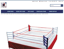 Tablet Screenshot of boxingring.com